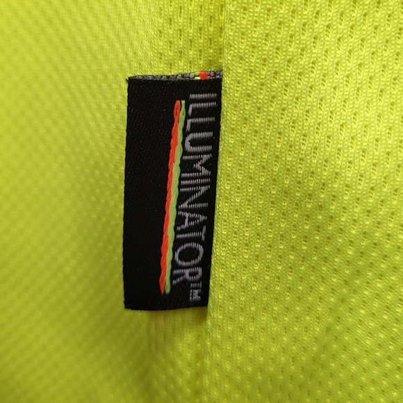 Galeton Safety T-shirt 4XL Yellow Reflective Short Sleeve Class 2 Illuminator - Picture 4 of 6